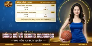 Cá cược bóng rổ tennis Xocdia88 với kèo chấp điểm NBA và kèo game Grand Slam