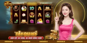 Nổ hũ Tây Du Ký Xocdia88 trên màn hình lưới quay của game